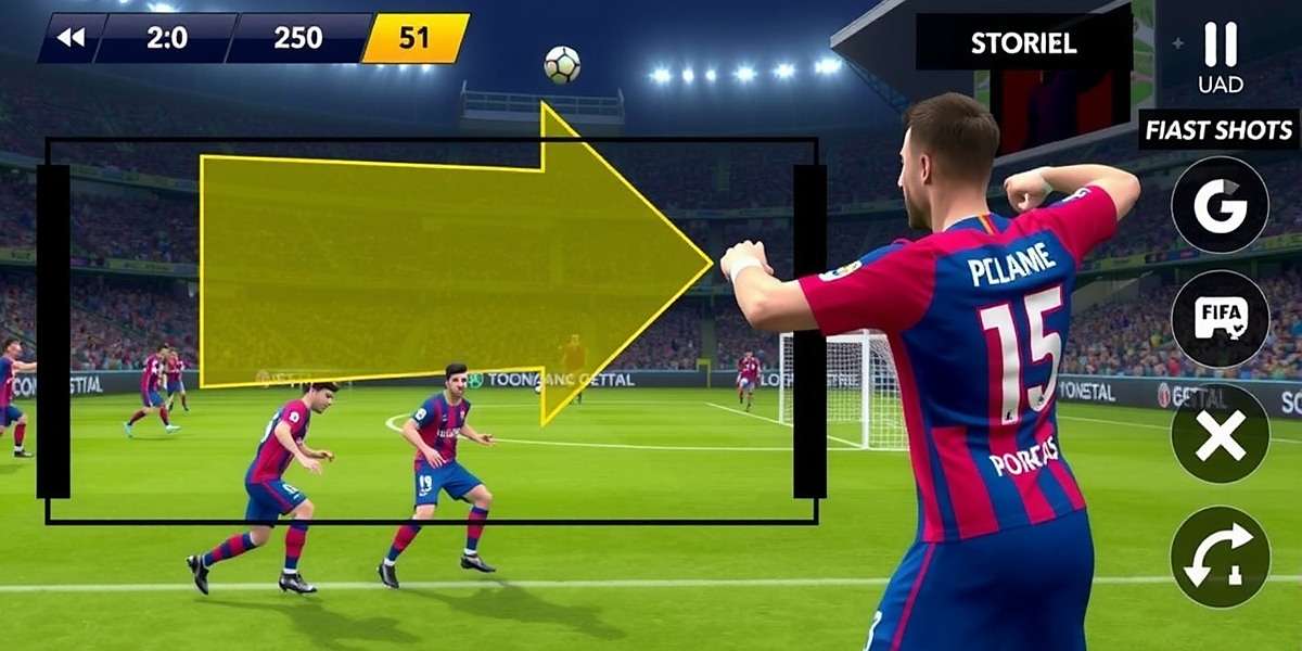 FIFA Mobile advanced shooting technique demonstration