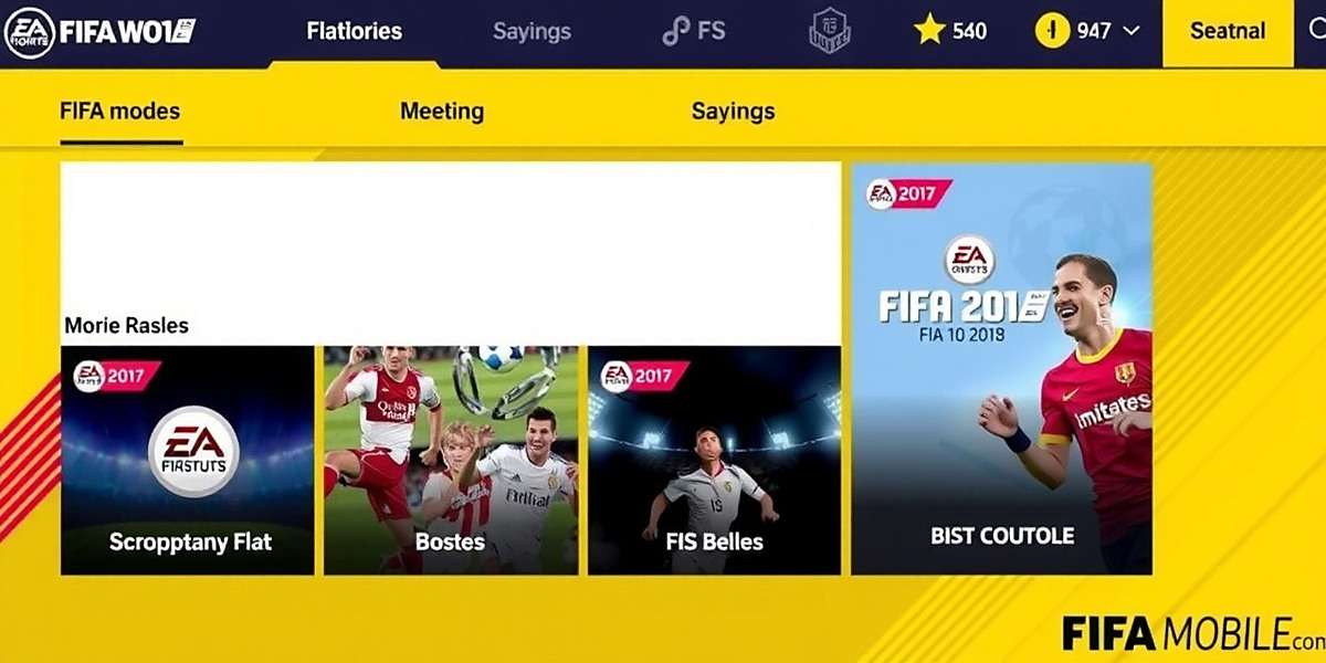 FIFA Mobile main menu showing different game modes